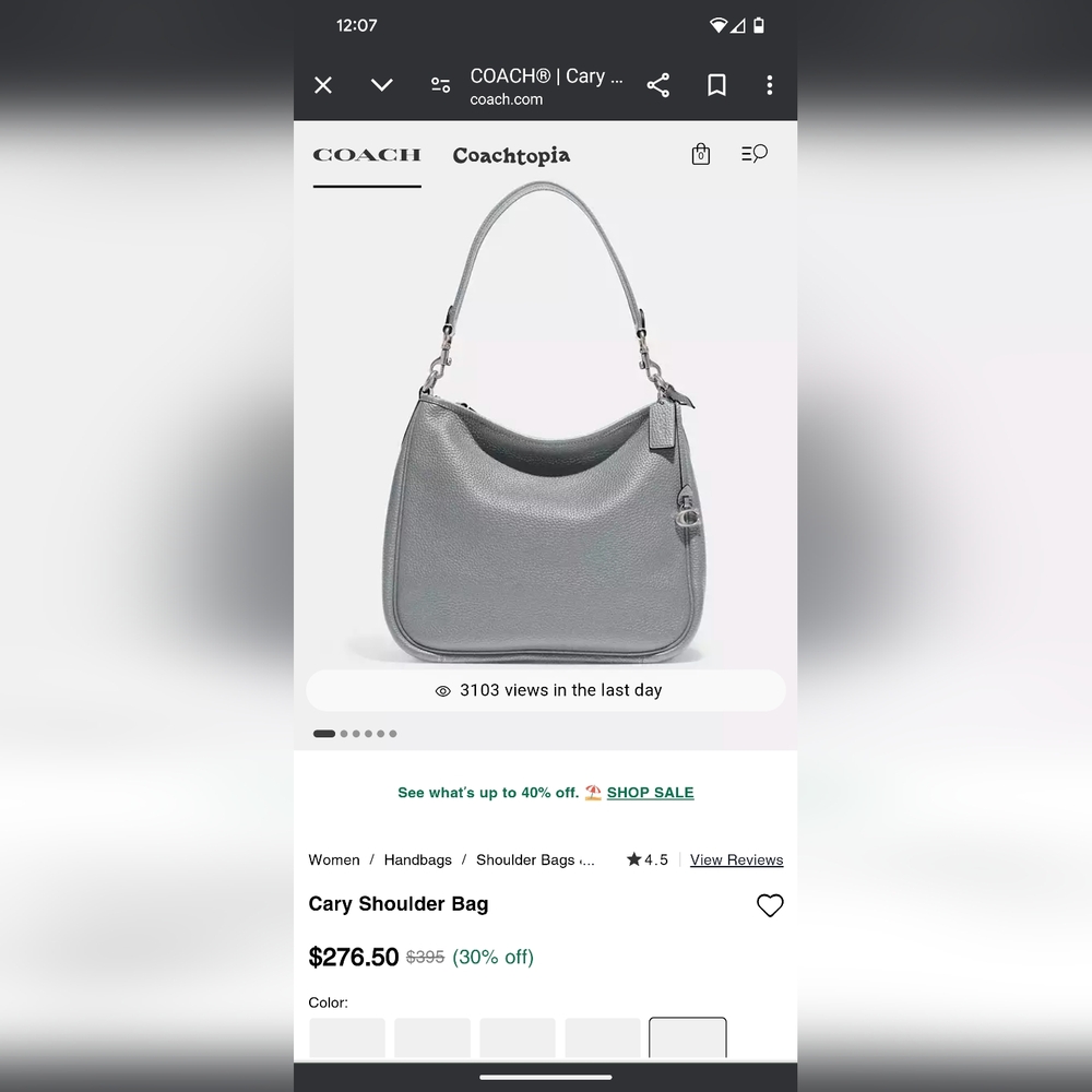 Coach Cary shoulder bag